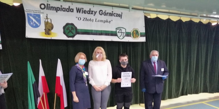 Przemysław Tomaszczyk w finale XI Olimpiady Wiedzy Górniczej „O Złotą Lampkę”