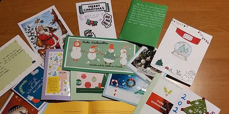 Projekt eTwinning &quot;Międzynarodowa wymiana kartek świątecznych Frohe Weihnachten&quot;